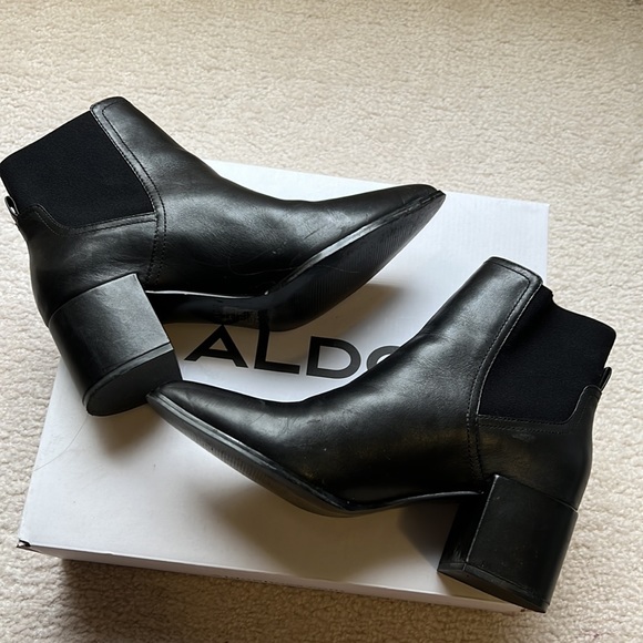 Black Aldo Booties - Picture 2 of 3